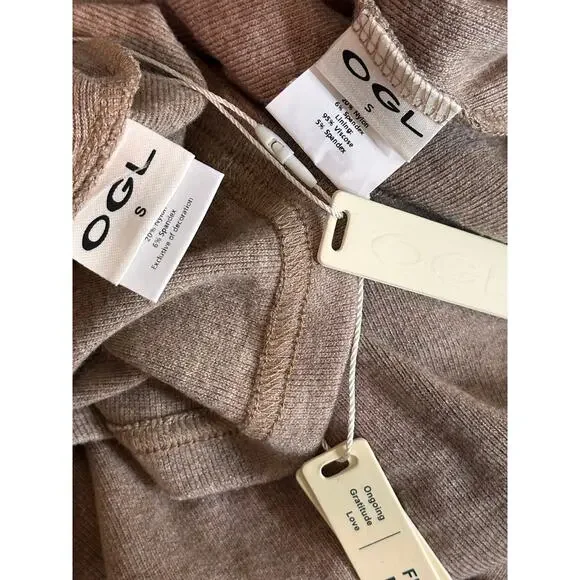 OGL MIDI SKIRT WITH LONG SLEEVE SHIRT WITH BUILTIN BRA SET SIZE S NWT - Picture 5 of 5